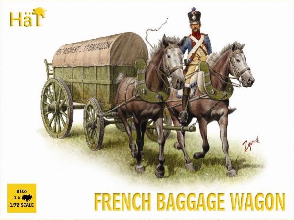 Französischer Gepäckwagen, napoleonische Zeit, 1:72