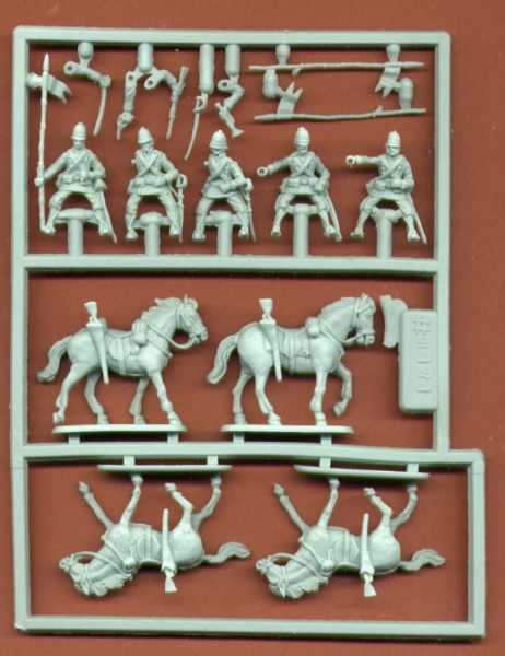 Britische Uhlanen "17th Lancers", 1:72