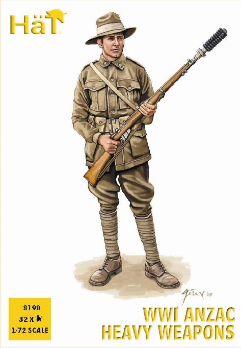 ANZAC schwere Waffen WK1