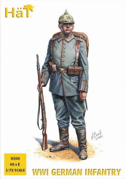 BESTELLT / WK1 Deutsche Infanterie 1:72