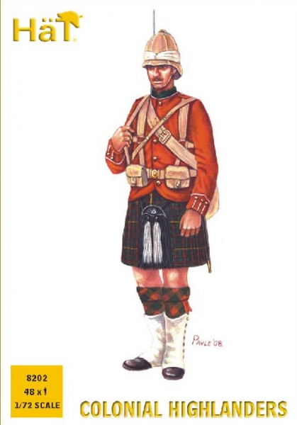 Britische Highlander, Kolonialzeit 1:72