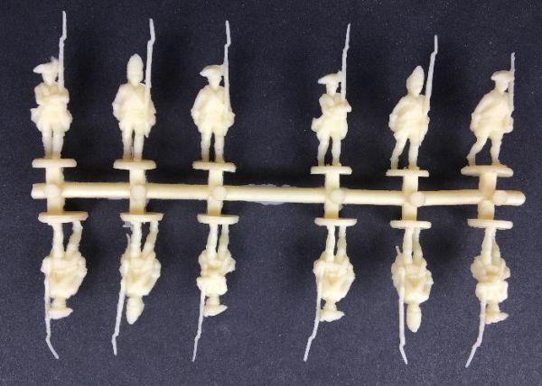 Austrian Infantry 7 years war, marching, 1:72