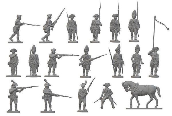 Britische Infanterie, Amerikanischer Unabhängikeitskrieg, 1:72