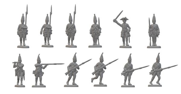 Hessische Grenadiere, Amerikanischer Unabhängikeitskrieg, 1:72