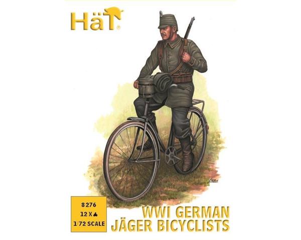 Deutsche Jäger auf Fahrrad, 1. Weltkrieg