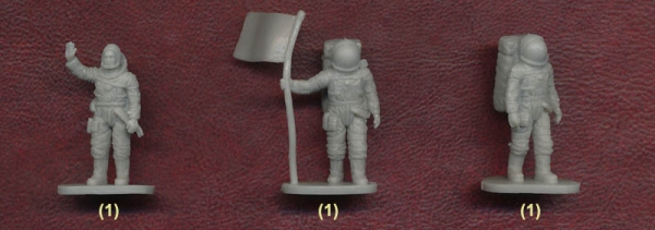 Astronaut und Raumschiff, 1:72
