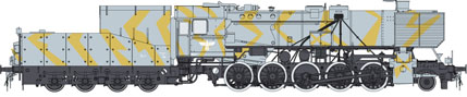 German Kriegslokomotive 1:72