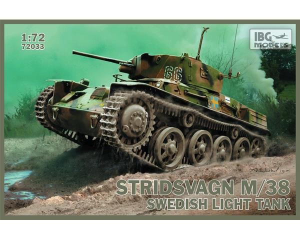 Stridsvagn M/38, Swedish light tank, 1:72