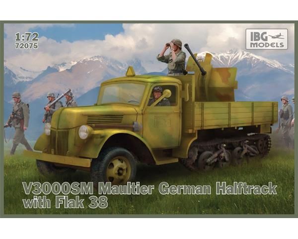 V3000S/SSM Maultier, mit 38mm Flak 1:72
