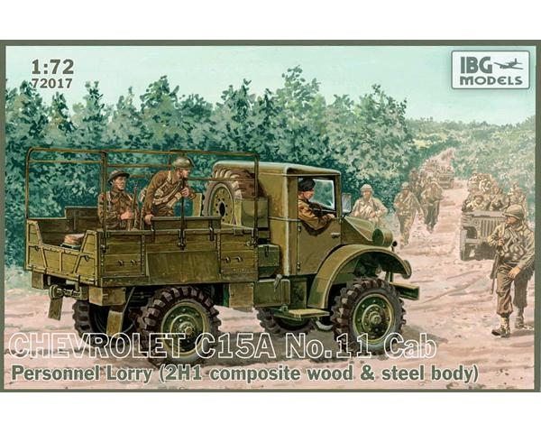 Chevrolet C15A No.11 Cab Personnel Lorry, 1:72