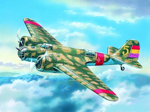 Tupolev SB 2M-100 "Katjushka", Spanische Luftwaffe, 1:72