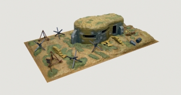 Bunker und Zubehör, 1:72
