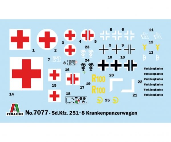 Sd.Kfz. 251/8, Ambulance, 1:72
