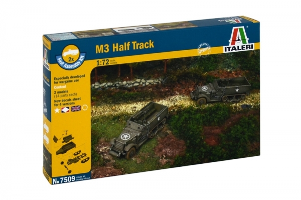 M3A1 Halftrack, fast assembly (1:72)