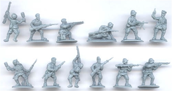 RKKA Infanterie (2.Weltkrieg Rote Armee, frühe Uniform), 1:72
