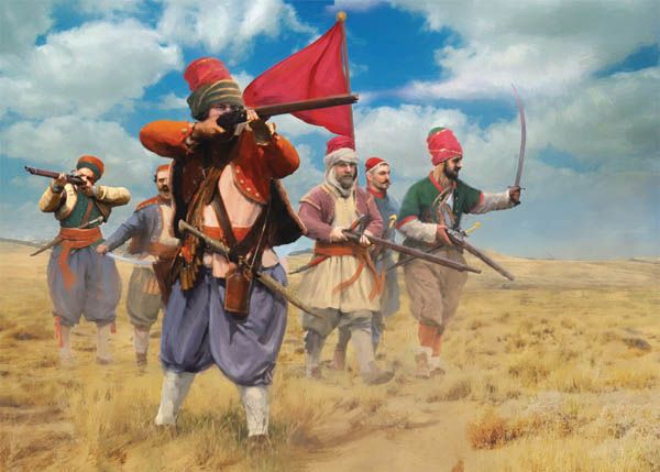 Bashi-Bazouken 1877, zu Fuß, 1:72