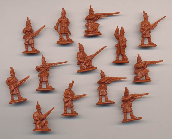 British Intantry in Overcoats Set 1, 1:72