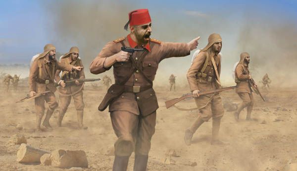 Türkische (Osmanische) Infanterie in Tropenuniform, Arabische Revolt 1916-1918 1:72