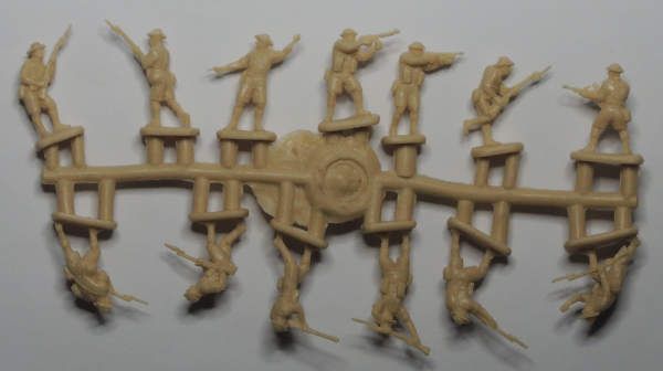 British 8th Army, Australian infantry, attacking,  1:72