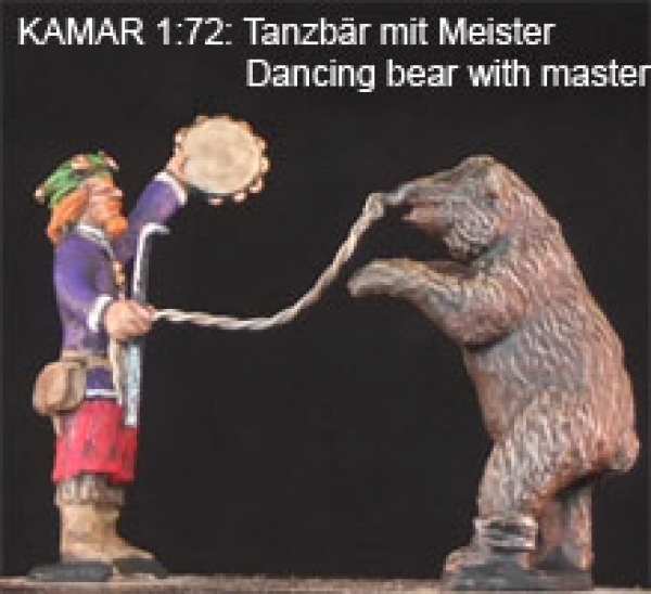 Tanzbär mit Meister, 1:72