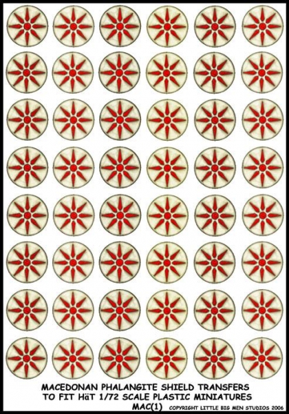 Macedonian Phalanx ( 48 Shield Decals)