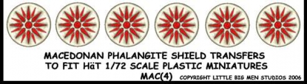 Macedonian Phalanx (48 Shield Decals)
