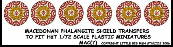 Macedonian Phalanx (48 Shield Decals)
