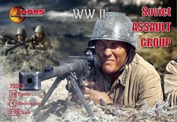 Soviet Assault Group, WW2, 1:72