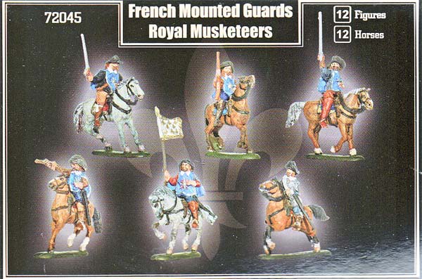 Französische berittene Garde - Königliche Musketiere, 17. Jahrhundert 1:72