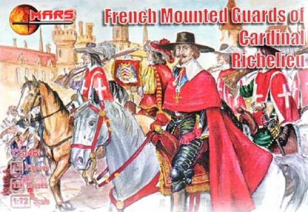 Französische berittene Garde des Kardinal Richelieu, 1:72