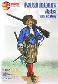 Polnische Infanterie, spätes 17.Jahrhundert, 1:72