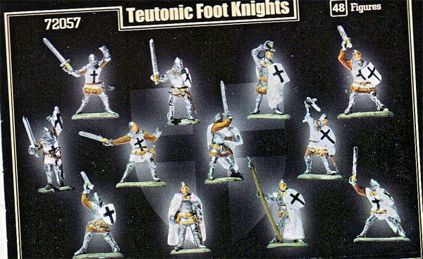 Teutonic Foot Knights XV century, 1:72