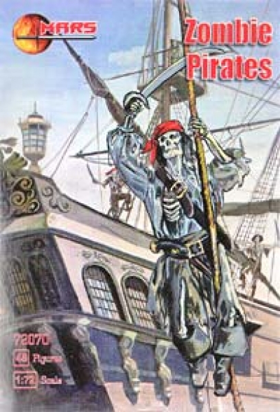Zombie-Piraten Set 1, 1:72
