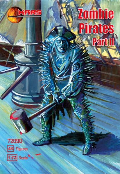 Zombie-Piraten Set 2, 1:72