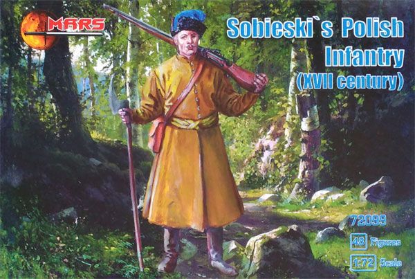 Sobieskis Polnische Infanterie, 17. Jahrhundert, 1:72