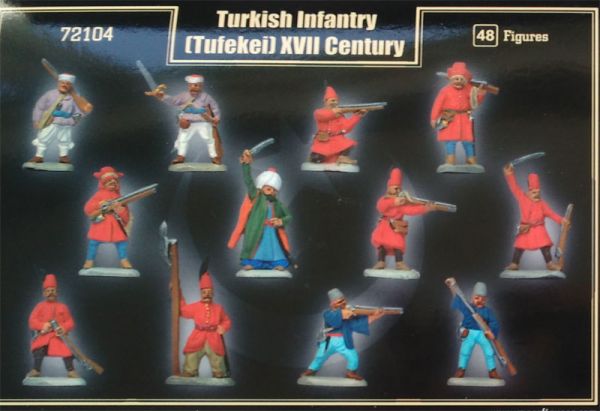 Turkish Tufekei Infantry, 17th century, 1:72