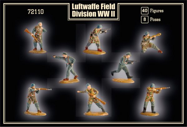 Luftwaffe Field Division infantry, 1:72