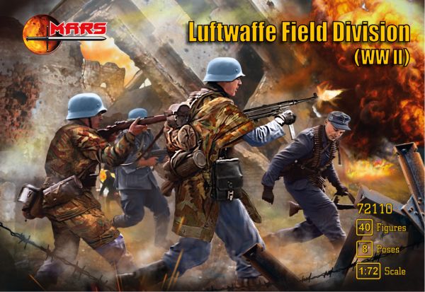 Luftwaffe Field Division infantry, 1:72
