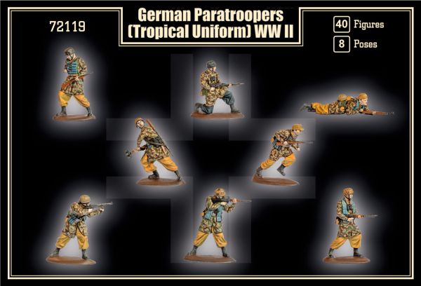 German Paratroopers(tropical uniform), 1:72