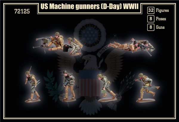 U.S. Machine Gunners (D-Day), 1:72