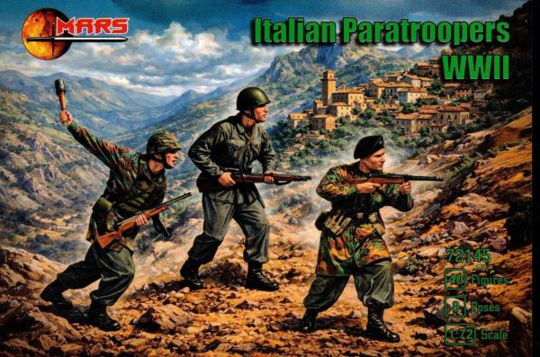 Italienische Fallschirmjäger, 2.Weltkrieg, 1:72