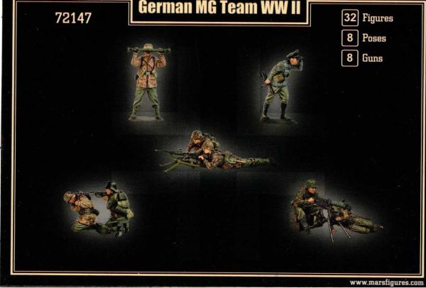 Deutsche MG-Schützen, 2.Weltkrieg, 1:72