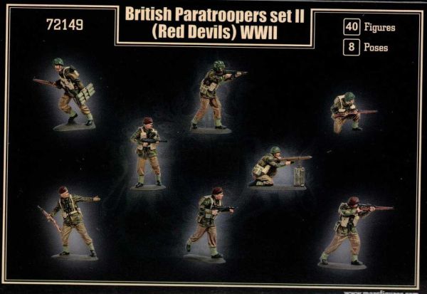 British Paratroopers, WW2, Set 2 1:72