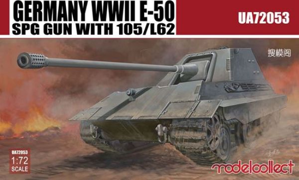 E-50 Waffenträger mit 105/L62 Kanone, 1:72
