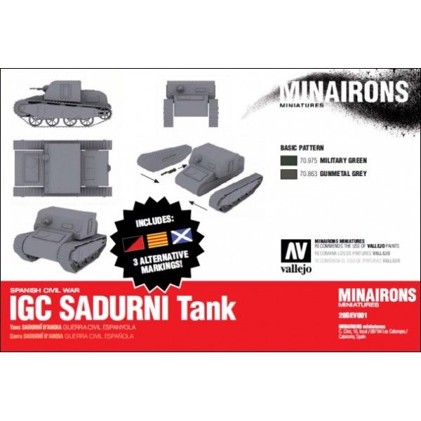 IGC Sadurni Panzer, Spanischer Bürgerkrieg, 1:72