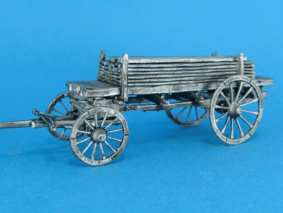 Französischer Pontonwagen mit Brettern, 1:72