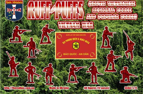 Ruff-Puffs (Südvietnamesische Regionaltruppen), Vietnam Krieg, 1:72
