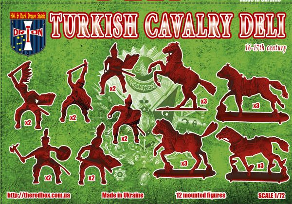 Deli Kavallerie, Osman / Turkish, 16th - 17th century, 1:72