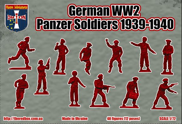 German Panzer 19,39-1940, 1:72