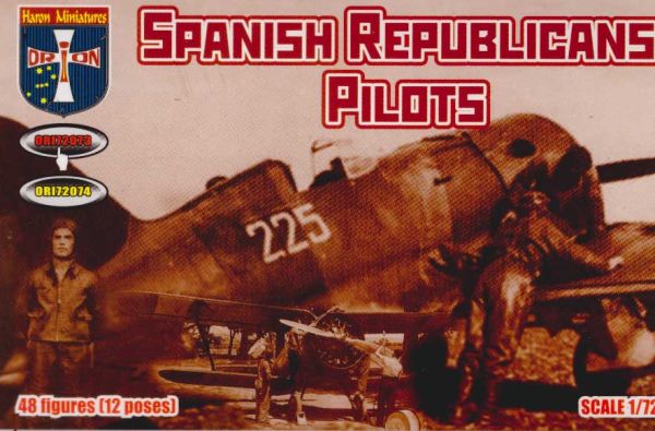 Spanische republikanische Luftwaffe, Piloten, 1936-1939, 1:72